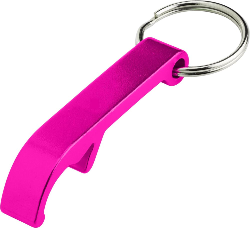 Metalen 2-in-1 sleutelhanger Jalen - Roze