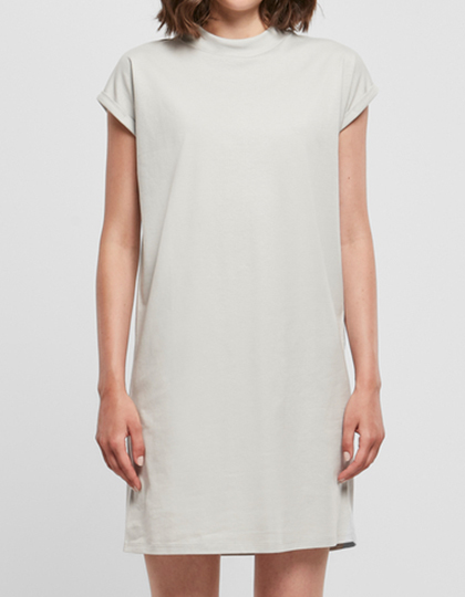 Build Your Brand - Ladies´ Turtle Extended Shoulder Dress - Light Asphalt