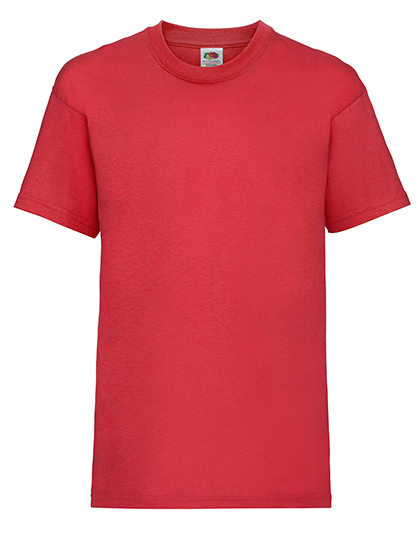 Fruit of the Loom - Kids´ Valueweight T - red