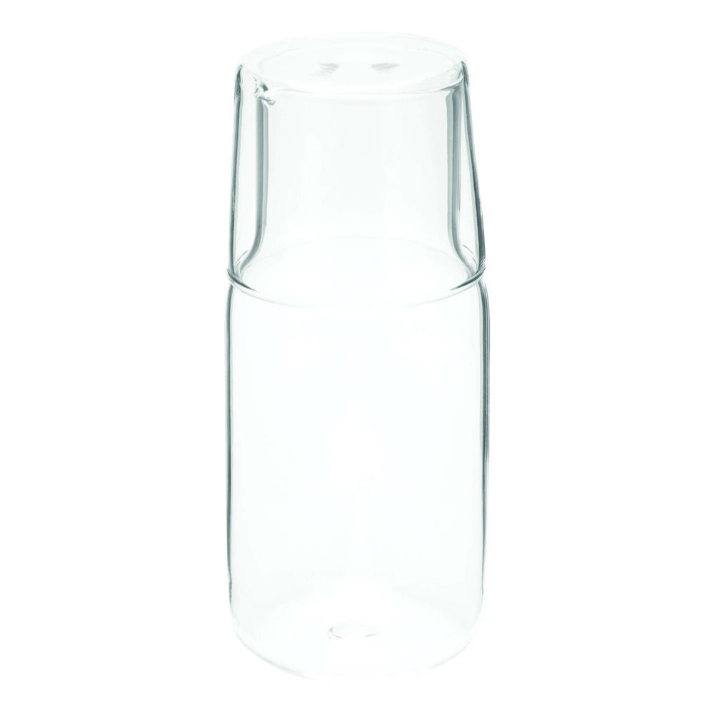 CALMY - Glazen karaf met drinkglas