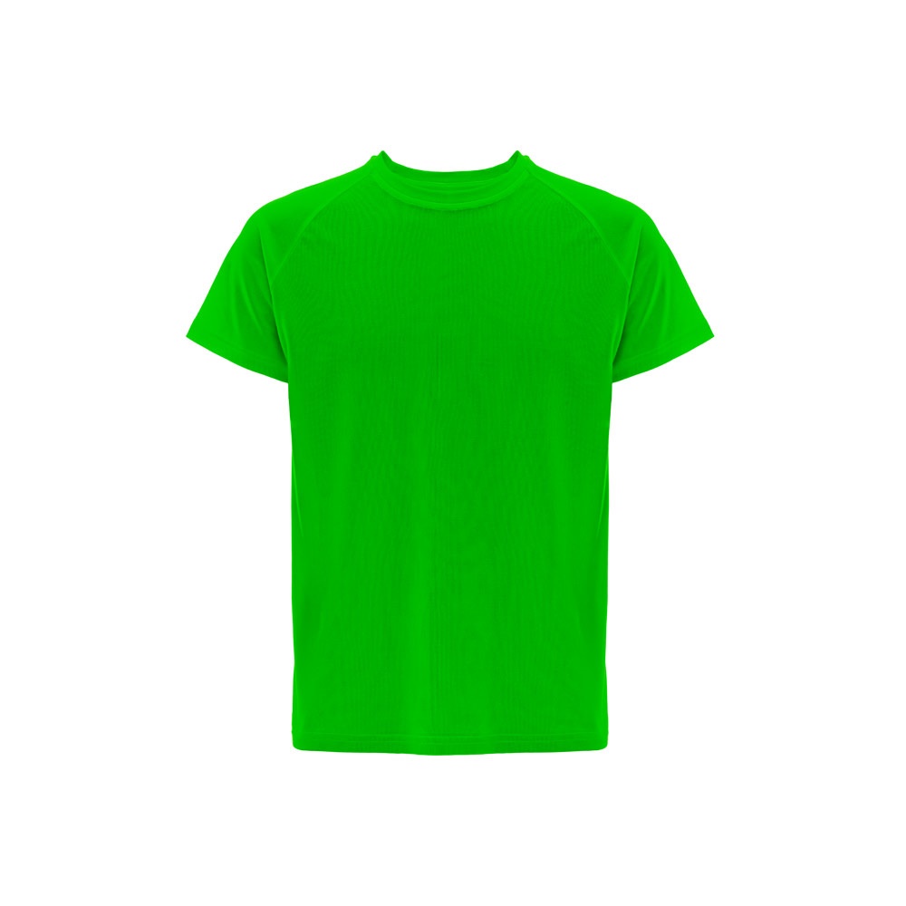THC MOVE. Technisch T-shirt met korte mouwen in polyester - Limoengroen