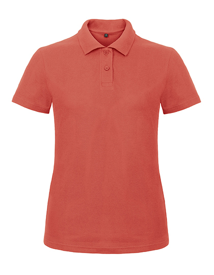 B&C BE INSPIRED - Women´s Polo ID.001 - Pixel Coral