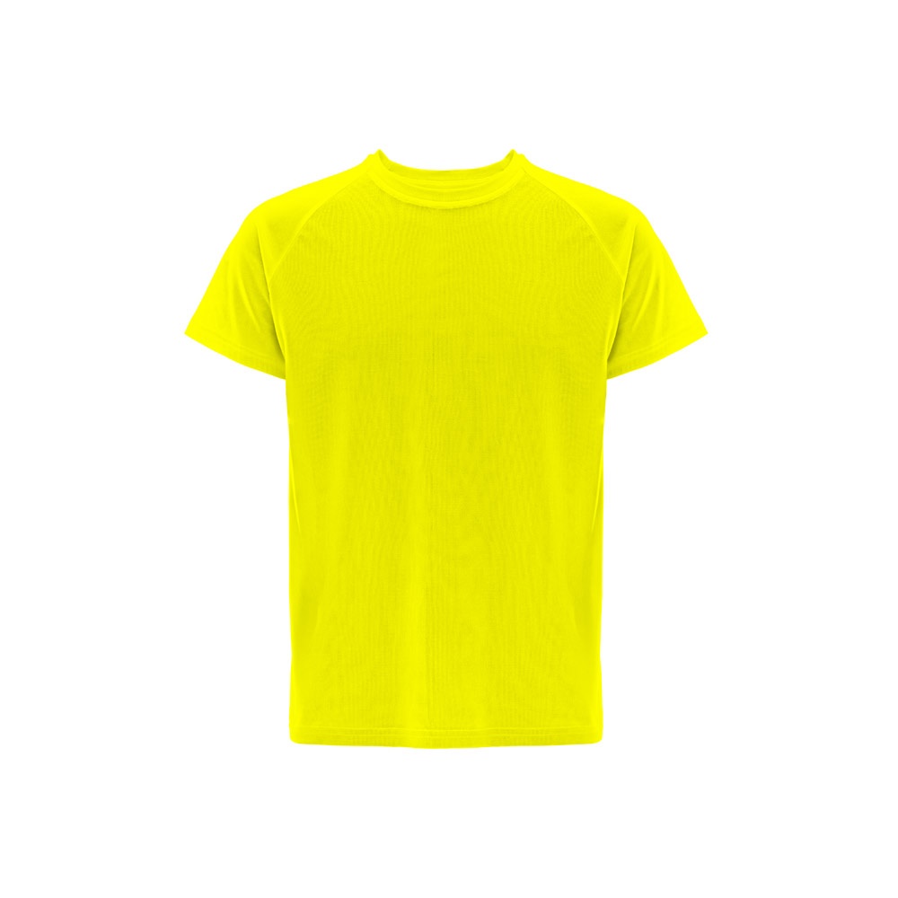THC MOVE. Technisch T-shirt met korte mouwen in polyester - Hexachrome geel