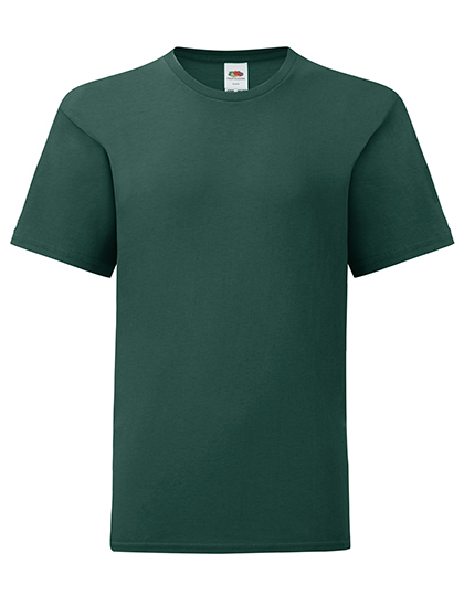 Fruit of the Loom - Kids´ Iconic T - Forest Green