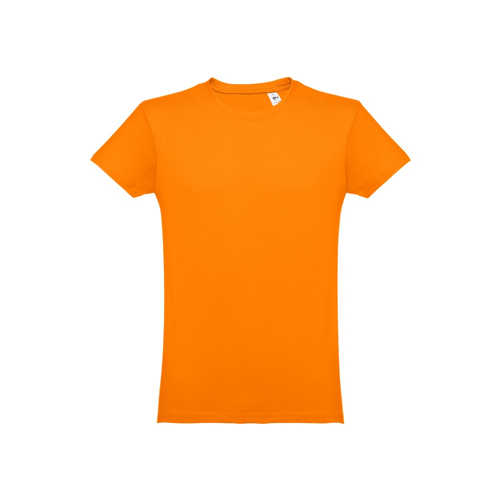 THC LUANDA. Heren-T-shirt in tubekatoen - Oranje
