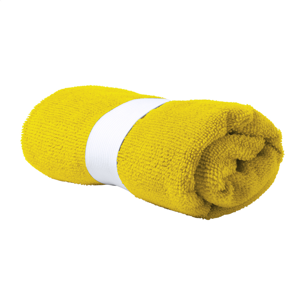 Athletic - absorberende handdoek - geel