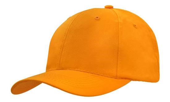 Ademende Poly Twill - 6 Paneel pet (4012) - Oranje
