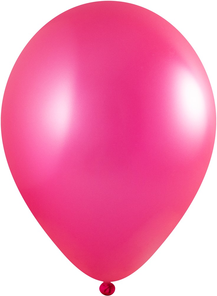 Ballonnen onbedrukt 85/95 cm - Ø 33 cm - 11 inch - Magenta Metallic (2440) (± PMS rubine red)