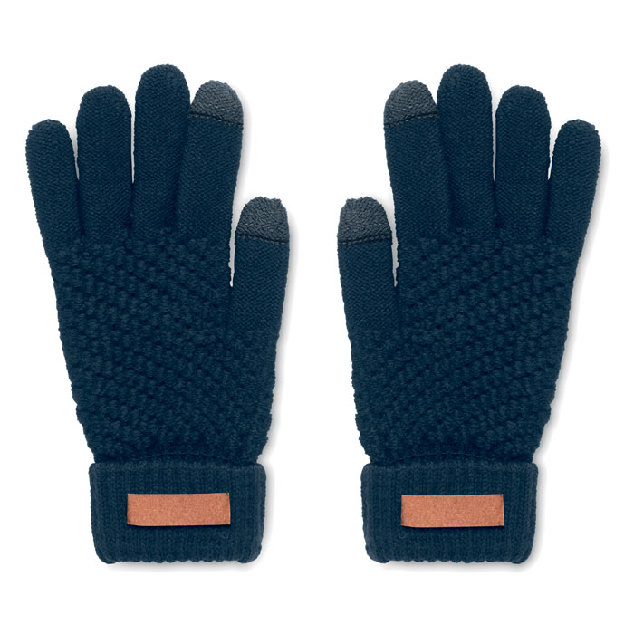 TAKAI - Rpet touchscreen handschoenen - Marineblauw