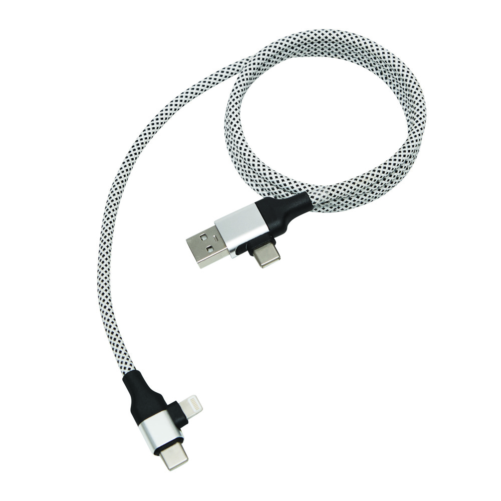SUPERMAG - Laad- en datakabel - Zilver