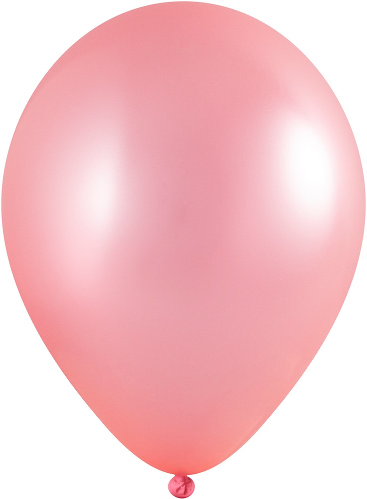 Ballonnen onbedrukt 85/95 cm - Ø 33 cm - 11 inch - Roze Metallic (2630) (± PMS 700)