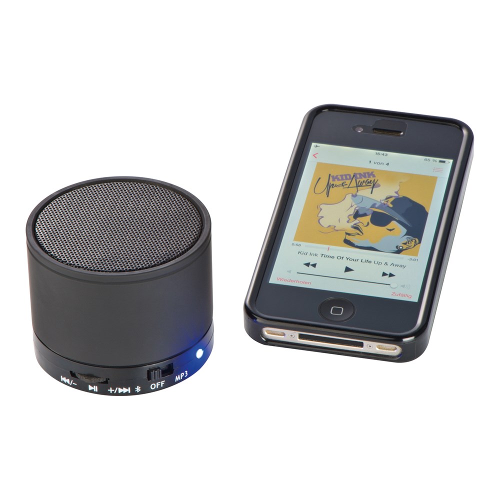 Mini Bluetooth luidspreker met USB aansluiting - Zwart