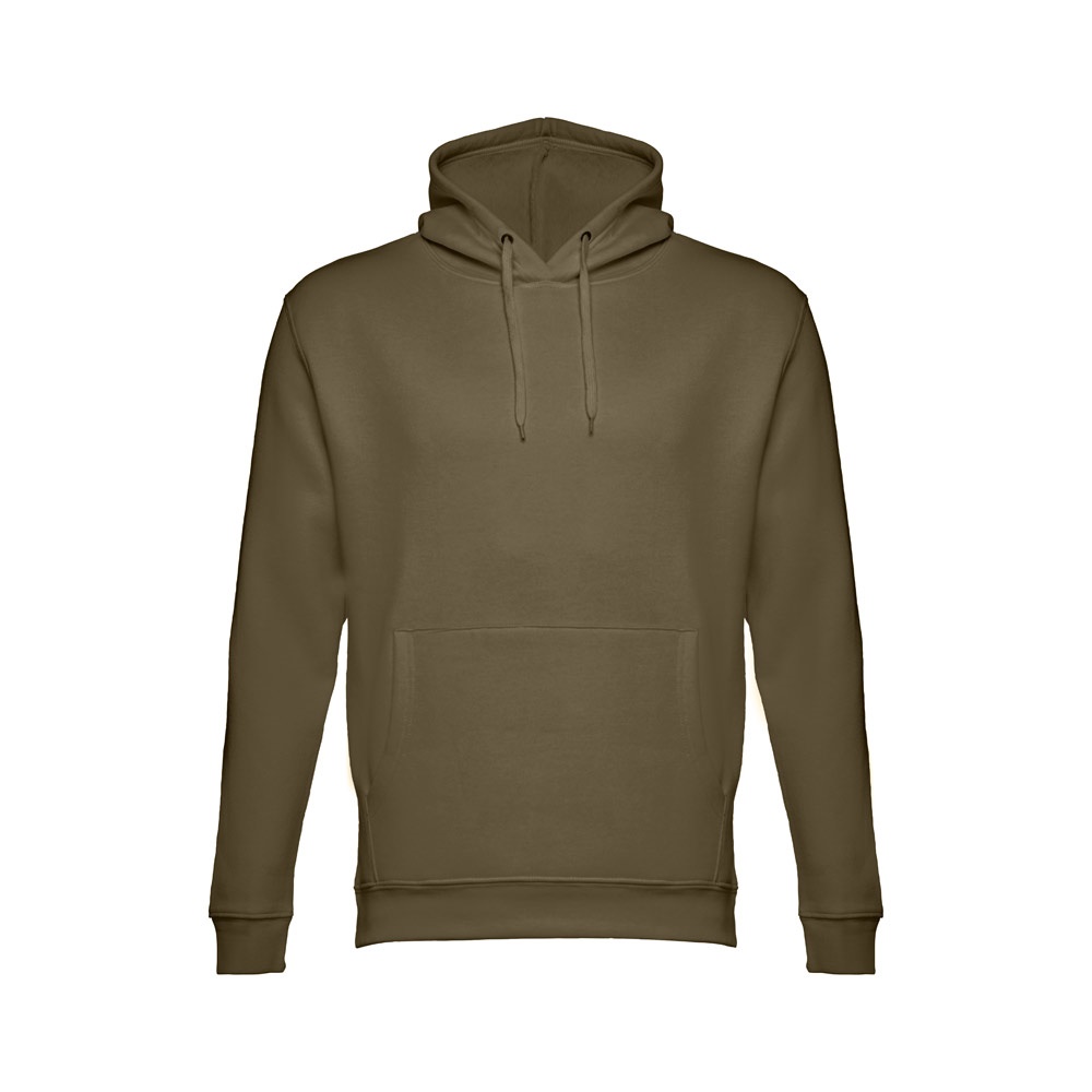 THC PHOENIX. Sweater (unisex) met capuchon in katoen en polyester - Olijfgroen