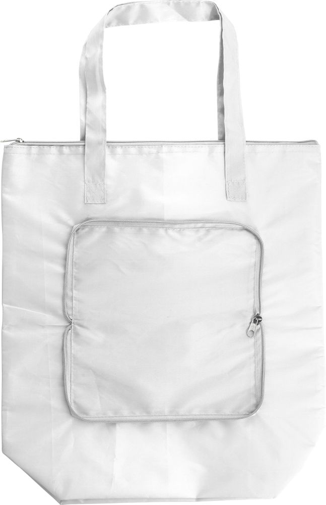 Polyester opvouwbare koeltas Hal - Wit