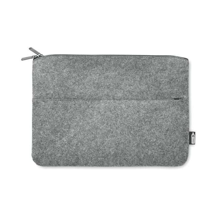 TOPLO - RPET vilten laptoptas - Grijs
