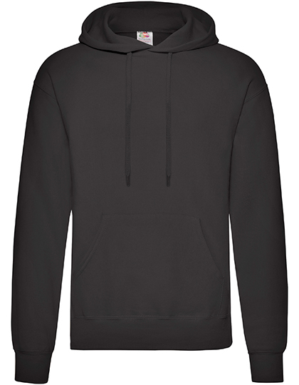 Fruit of the Loom - Classic Hooded Sweat - Black