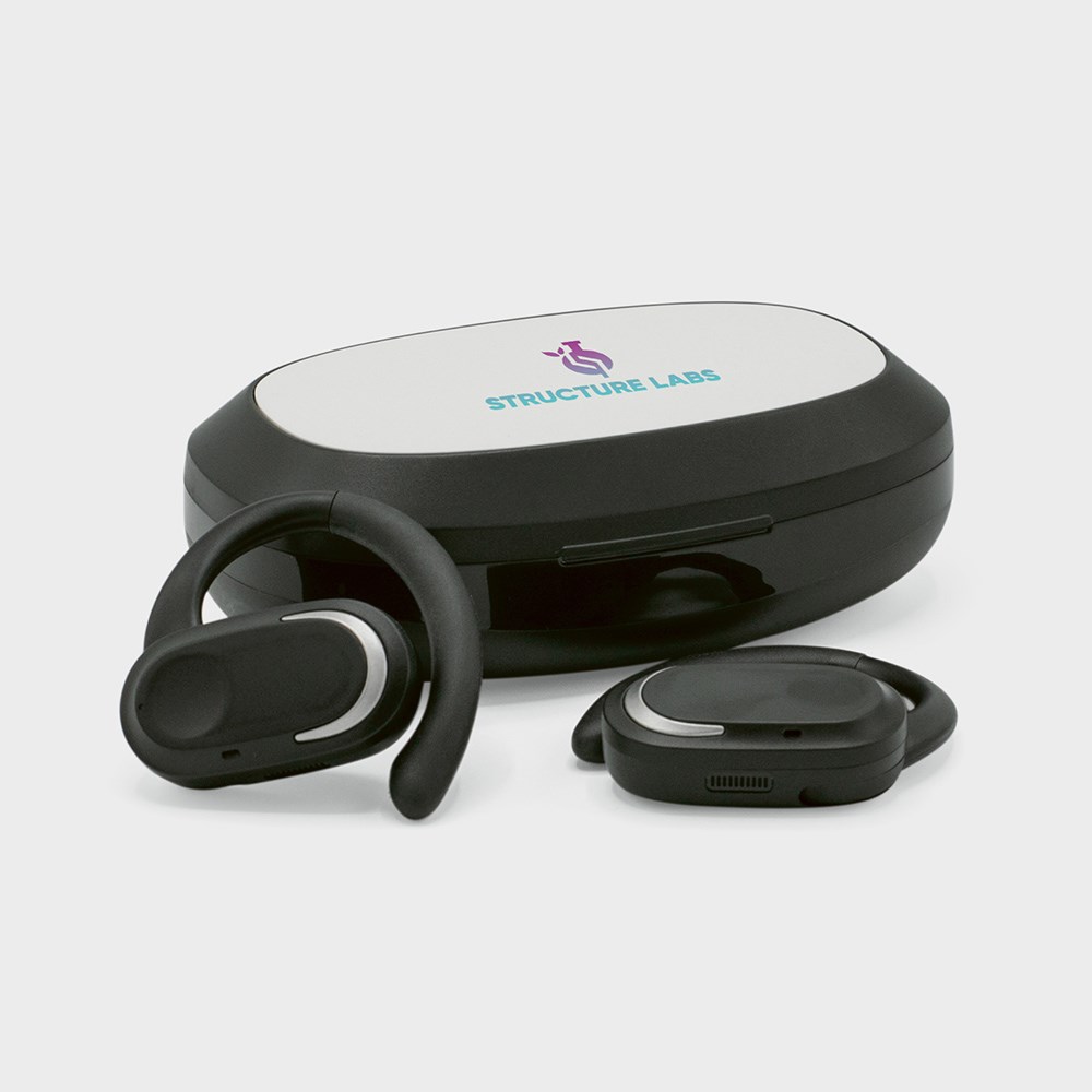 Aerotunes Oorknoppen Gerecycled ABS 750 mAh - Zwart
