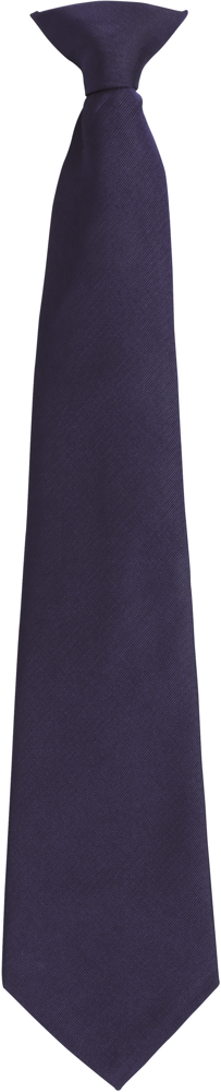 PR785 - "Colours" Stropdas met clip - Navy