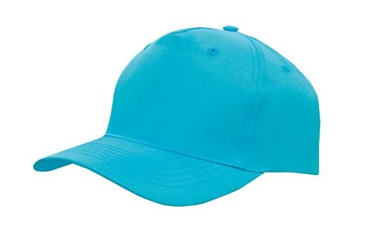 Ademende Poly Twill - 5 Paneel pet (4011) - Cyan