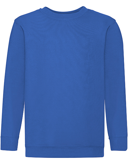 Fruit of the Loom - Kids´ Classic Set-In Sweat - Royal Blue