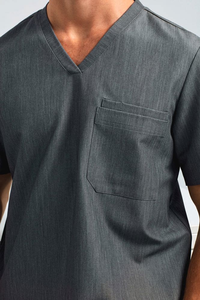 NN200 - Stretch tuniek met korte mouwen voor heren