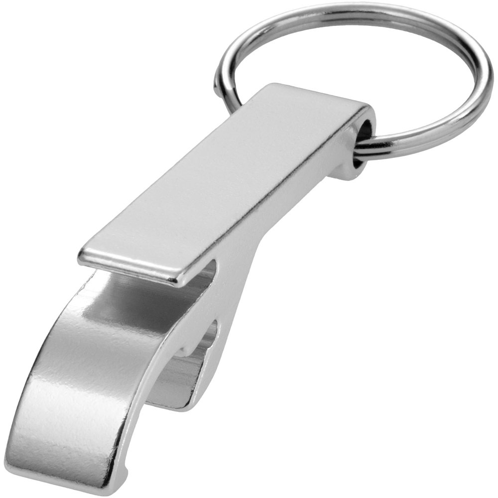 Tao sleutelhanger met fles- en blikopener - zilver