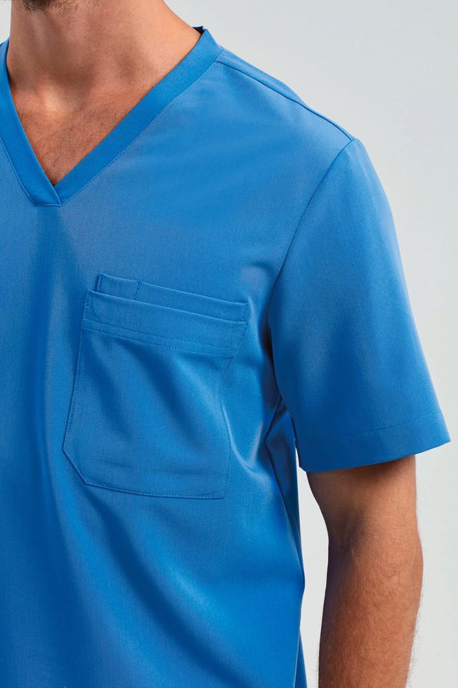 NN200 - Stretch tuniek met korte mouwen voor heren
