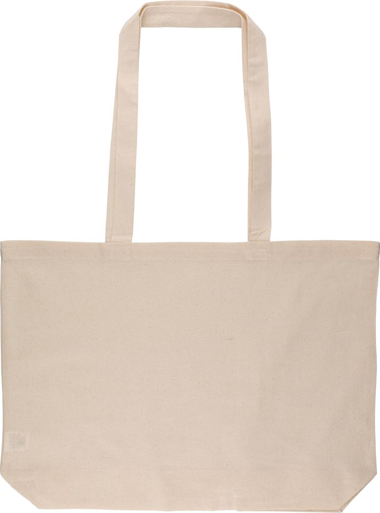 Katoen (140 g/m²) boodschappentas Isak - khaki (écru)