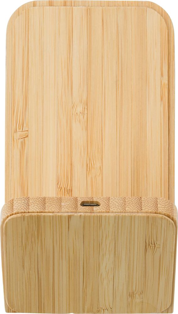 Bamboe draadloze oplader Claudie - bamboe