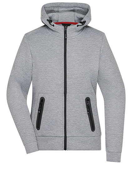 Daiber - Ladies´ Hooded Jacket - Light Melange