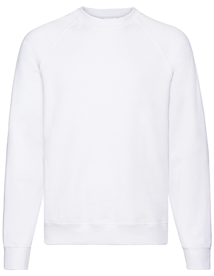 Fruit of the Loom - Classic Raglan Sweat - White
