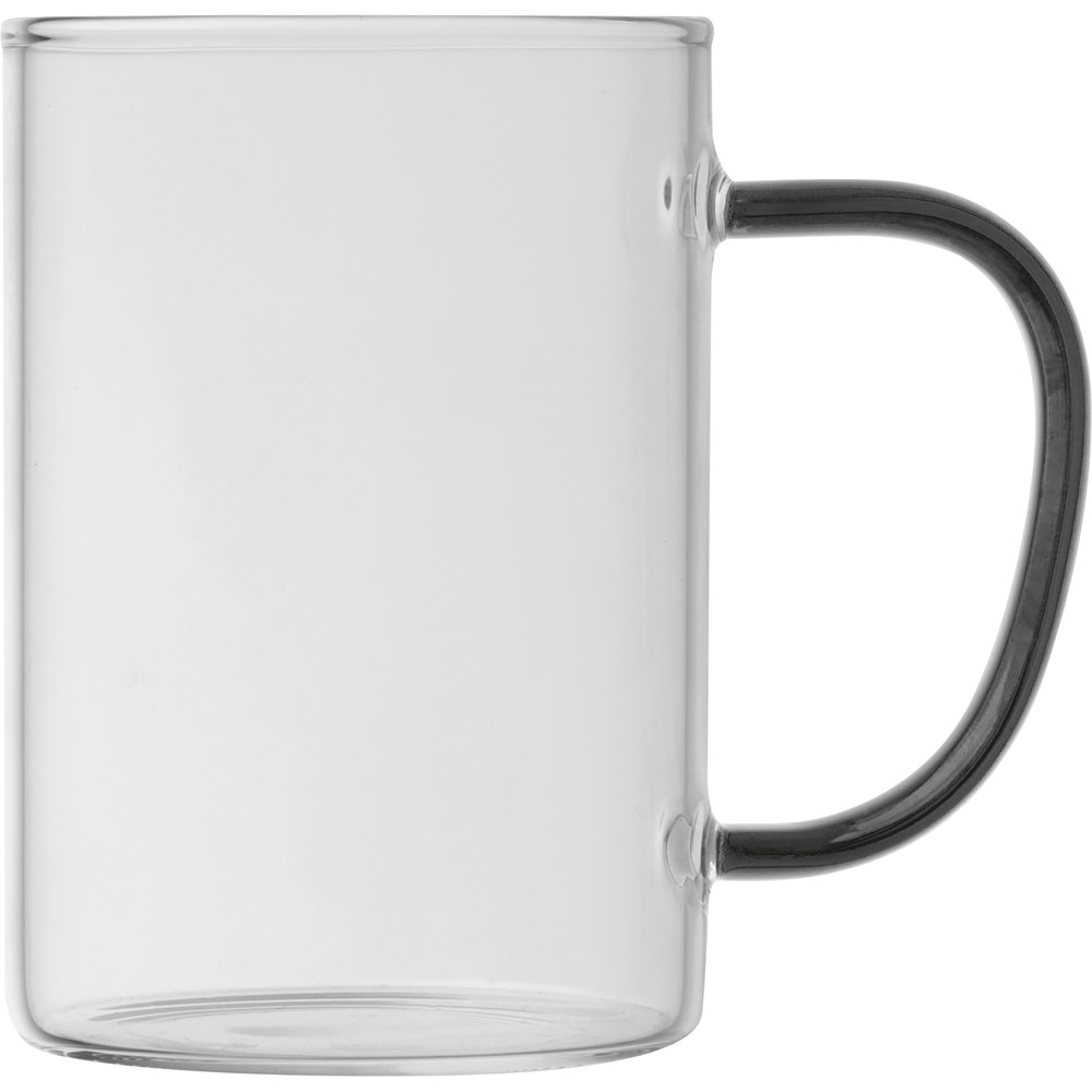 Theeglas met gekleurd oortje