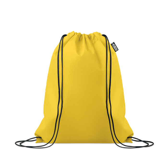 DAFFY RPET - RPET non-woven trekkoordtas - Geel