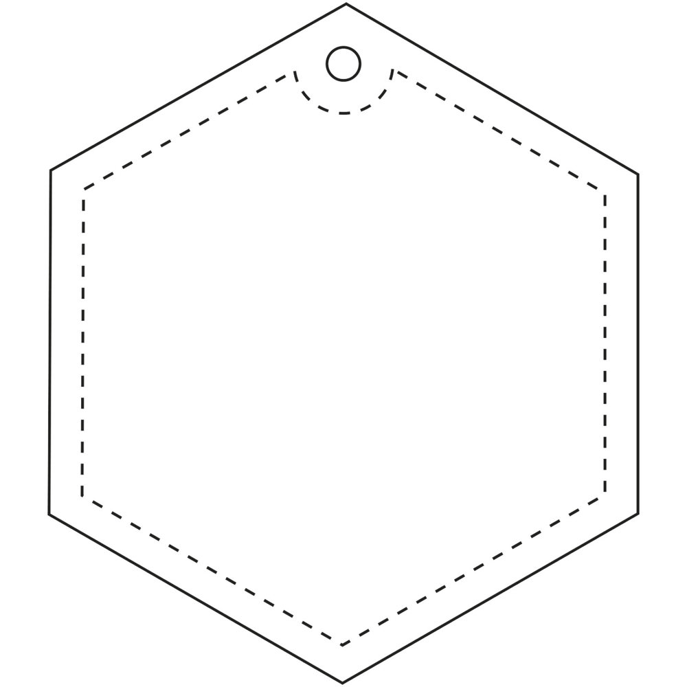 RFX™ H-12 zeshoekige reflecterende pvc hanger