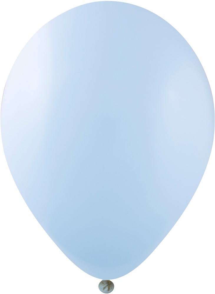 Ballonnen onbedrukt 85/95 cm - Ø 33 cm - 11 inch - Blauw Macaron (1251) (± PMS 290)