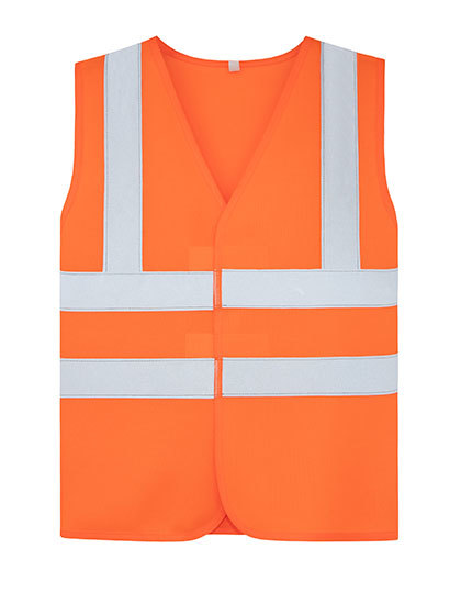 Korntex - Childrens Safety Vest Esbjerg - 4 Reflective Stripes - Signal Orange