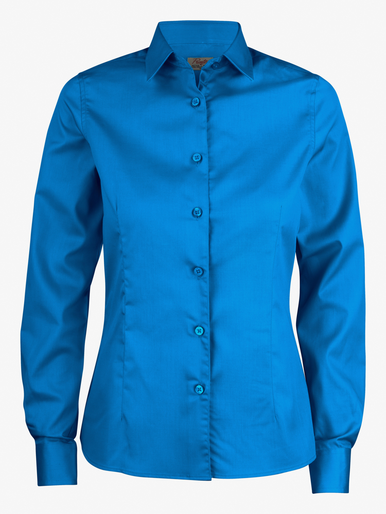Point  Hemd Dames - Oceaan Blauw