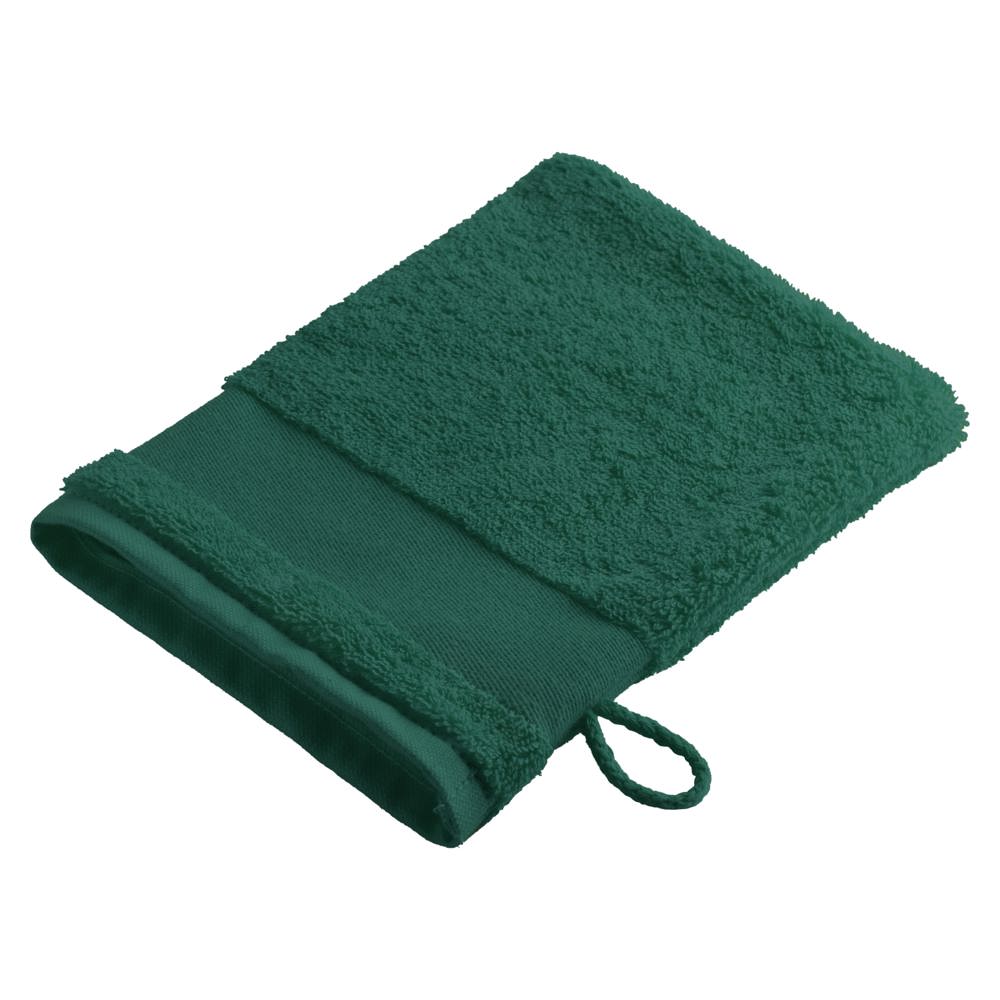 Sophie Muval washand 21x16 cm, 450 gr/m² - Flessengroen (PMS 3308c) / Flessengroen