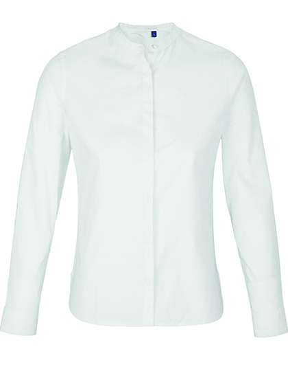 NEOBLU - Women´s Mao Collar Shirt Bart - Optic White