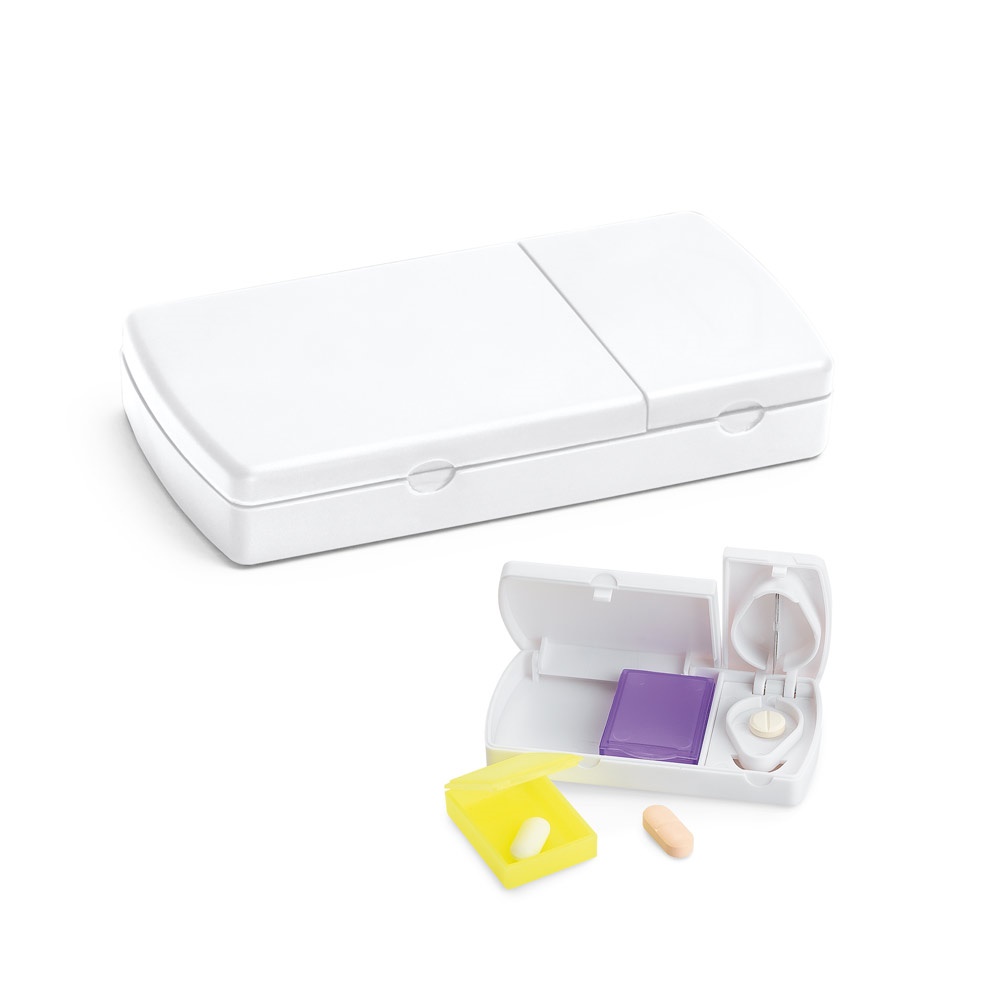 NERO. Tablet box met 2 verdelers