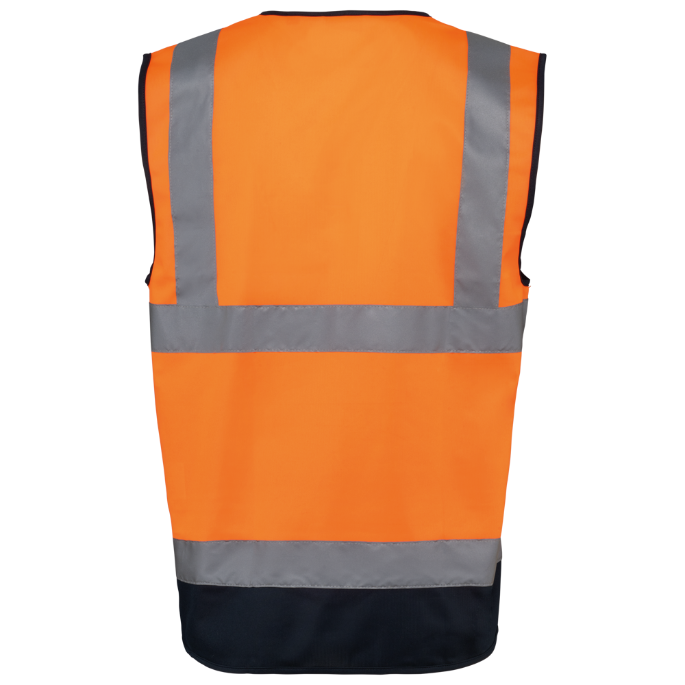 WK618 - Gerecycled HI-VIZ VEILIGHEIDSHESJE met rits