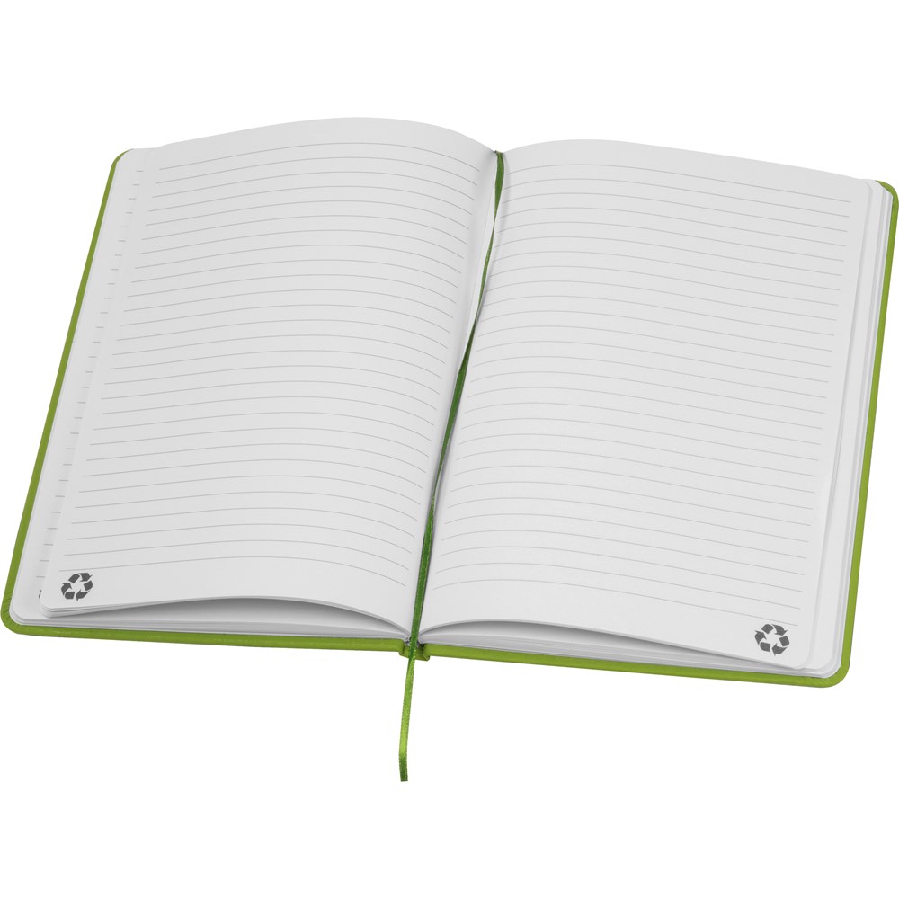 A5 notitieboekje van gerecycled papier