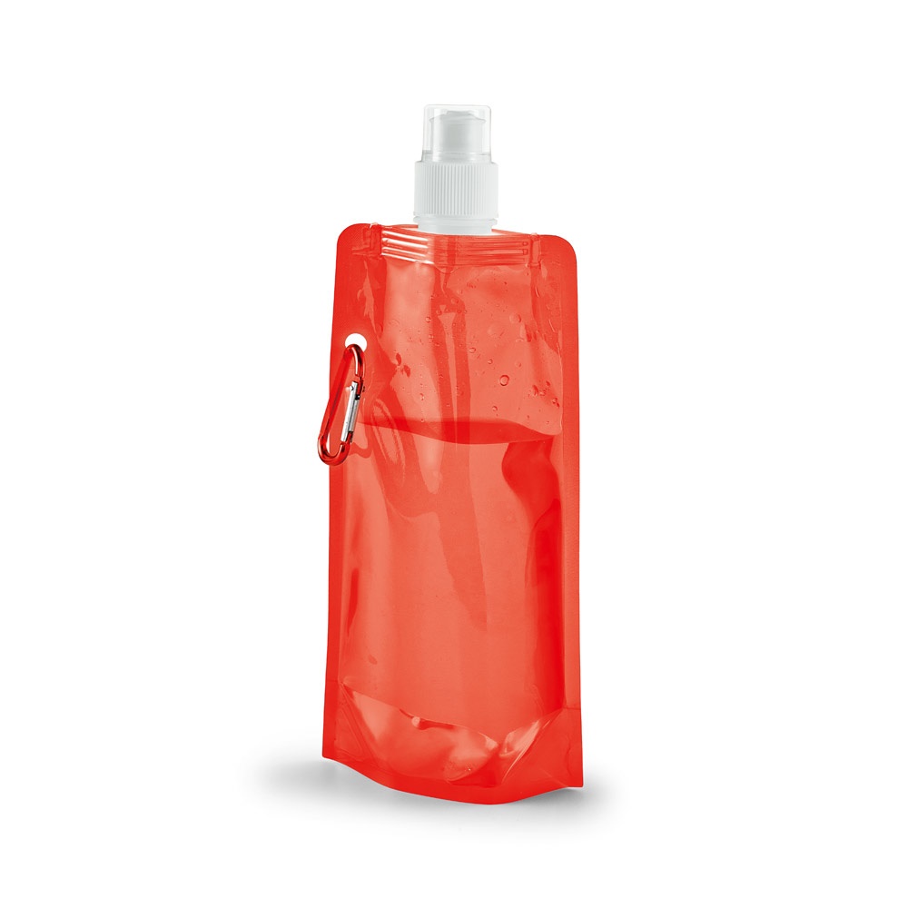 KWILL. 460 ml PE opvouwbare fles - rood