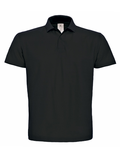 B&C BE INSPIRED - Unisex Polo ID.001 - Black