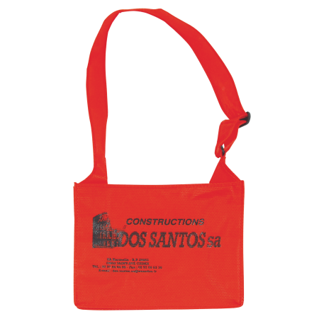 Non woven Bubble schoudertas - Rood