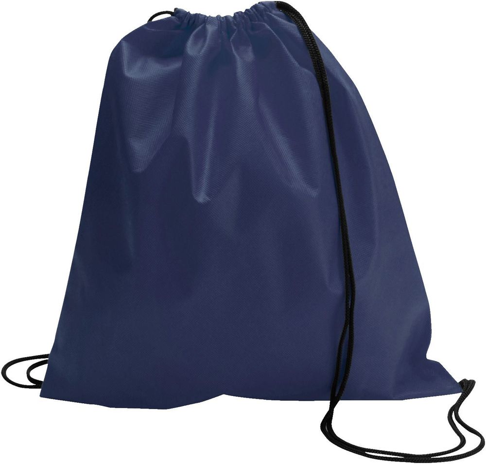 Non-woven (80 gr/m²) trekkoord rugzak Nico - Blauw