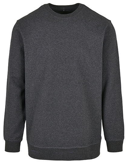 Build Your Brand Basic - Basic Crewneck - Charcoal