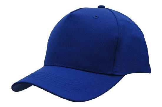 Ademende Poly Twill - 5 Paneel pet (4011) - Koningsblauw