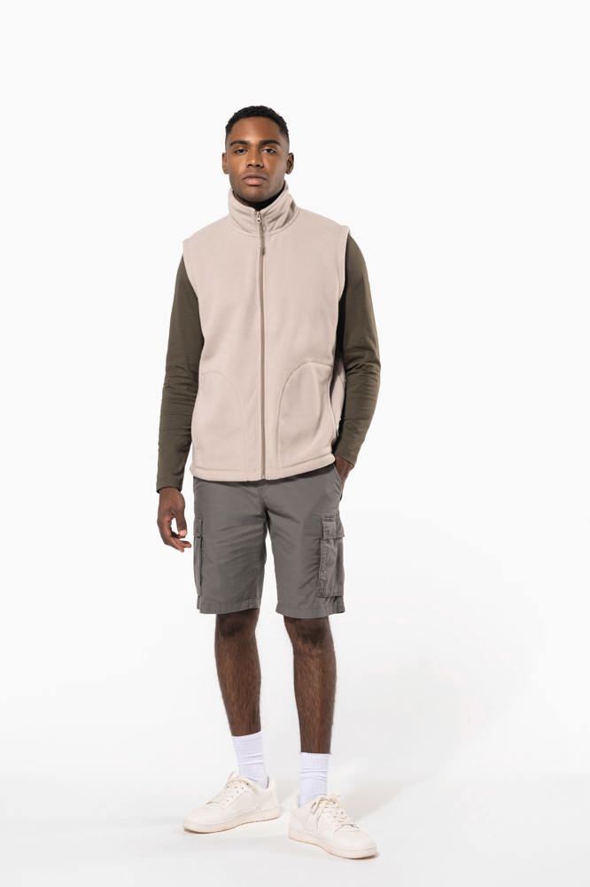 K913X - Bodywarmer van microfleece heren