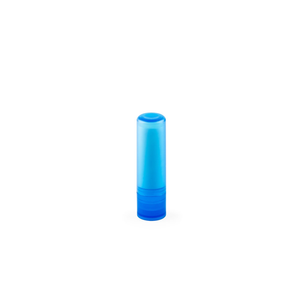 JOLIE VEGAN. Vegan lippenbalsem, in gerecycled ABS (100% rABS) en PP, met vanillearoma - Blauw